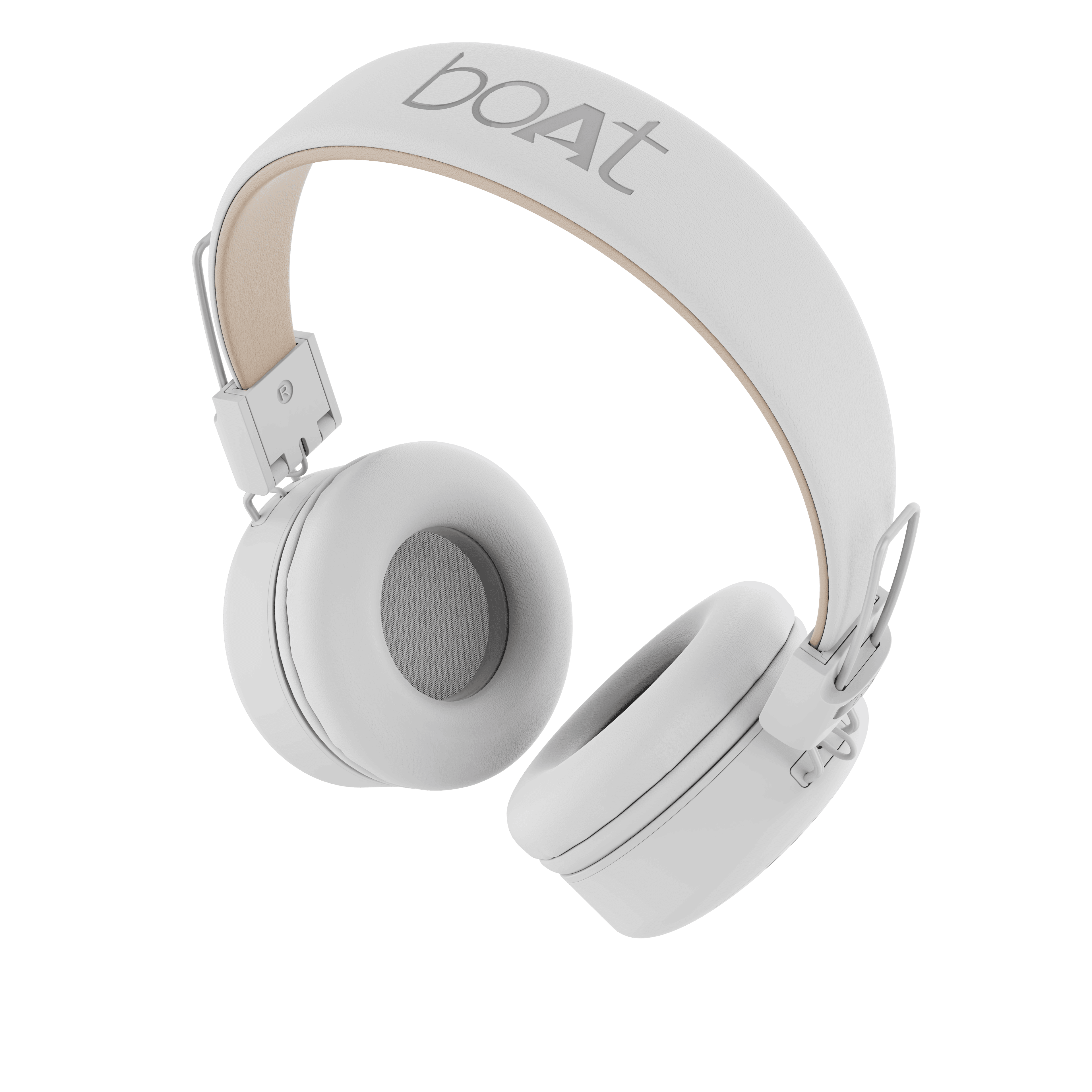 boAt Rockerz 400 Pro Wireless Headphones White Beige