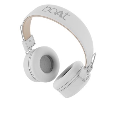 boAt Rockerz 400 Pro Wireless Headphones White Beige