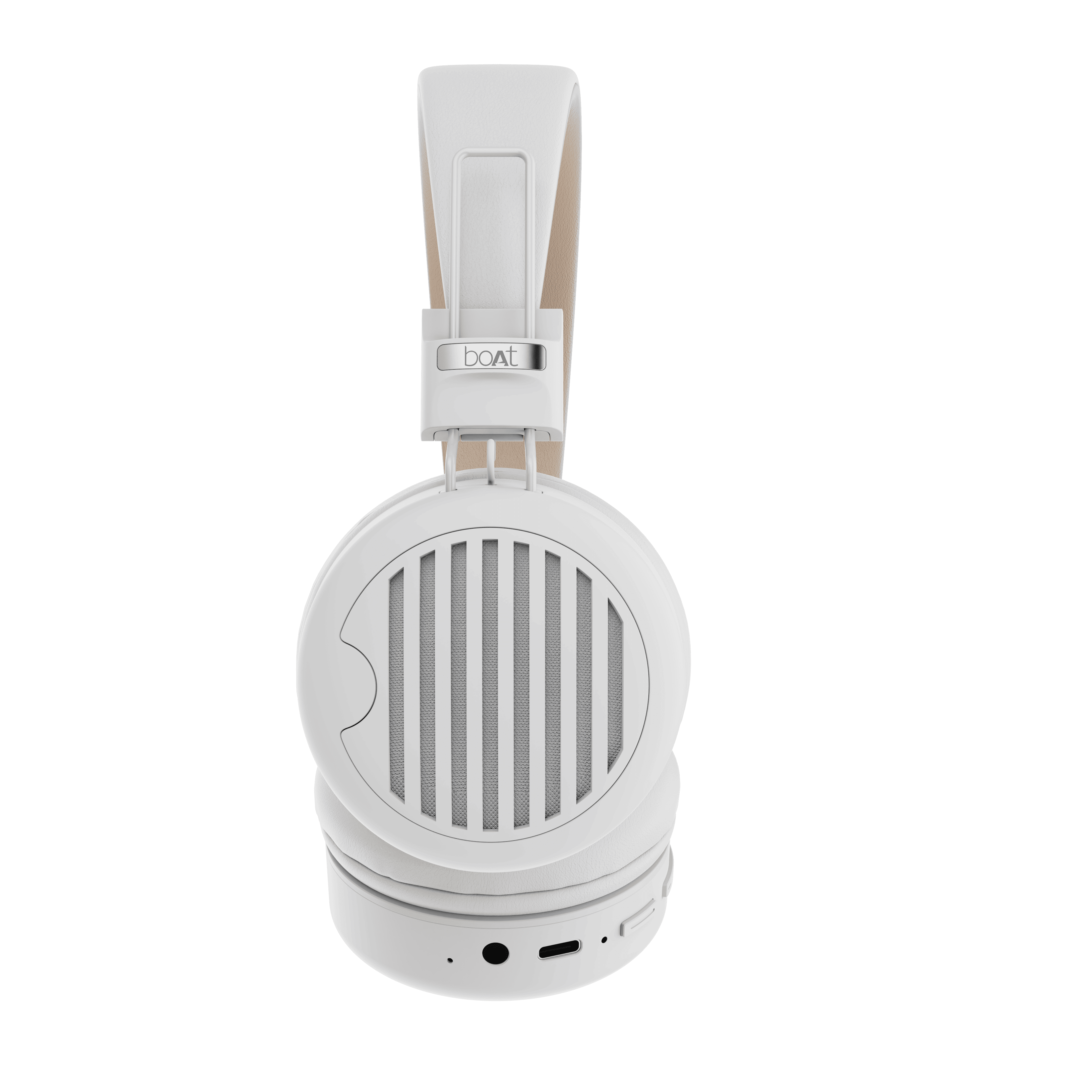 boAt Rockerz 400 Pro Wireless Headphones White Beige