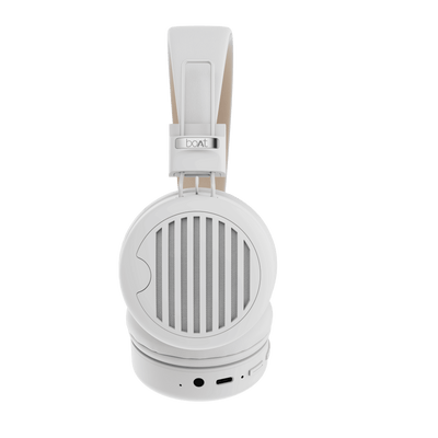 boAt Rockerz 400 Pro Wireless Headphones White Beige