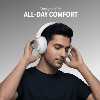 boAt Rockerz Plus 450 ANC Wireless Headphones White Sabre