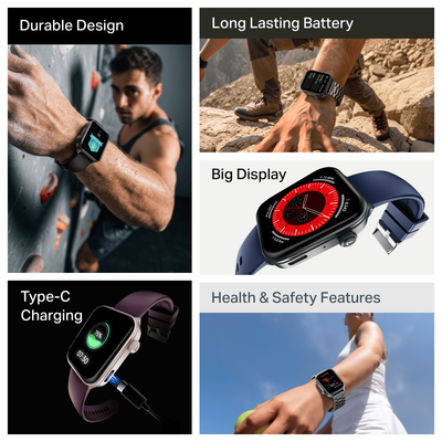 boAt Storm Call 4 Smartwatch Active Black