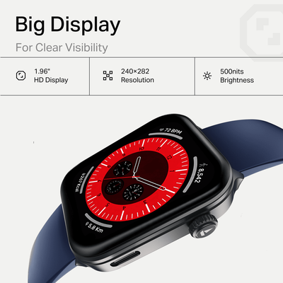 boAt Storm Call 4 Smartwatch Navy Blue