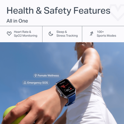 boAt Storm Call 4 Smartwatch Navy Blue