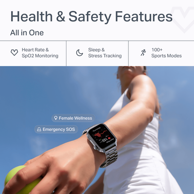 boAt Storm Call 4 Smartwatch Steel Black