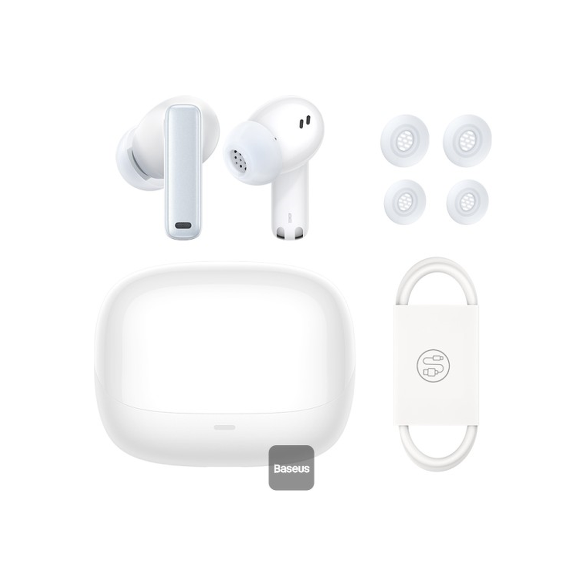 baseus-bowie-m2s-ultra-true-wireless-earphones Moon White