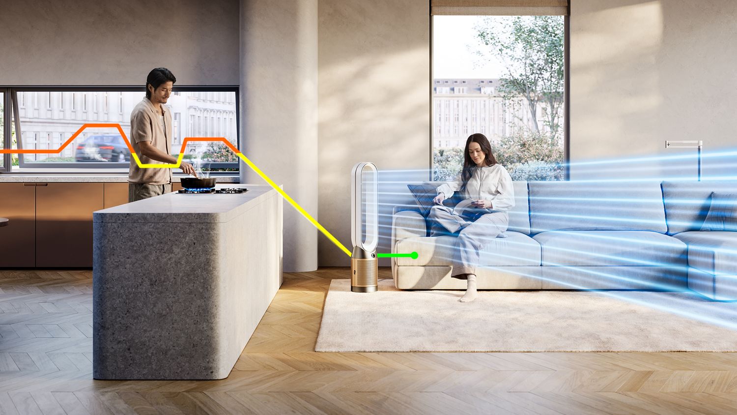 Dyson Purifier Cool PC2 De-NOx Air Purifier