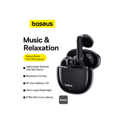 baseus-bowie-e13-true-wireless-earphones Black