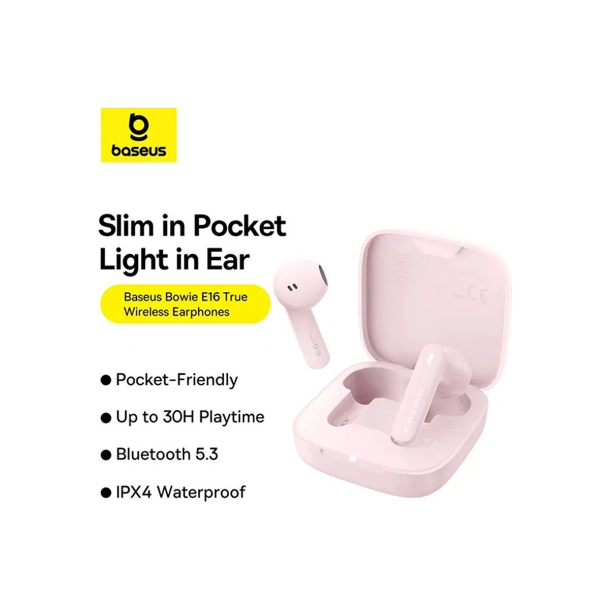 baseus-bowie-e16-true-wireless-earphones Baby Pink