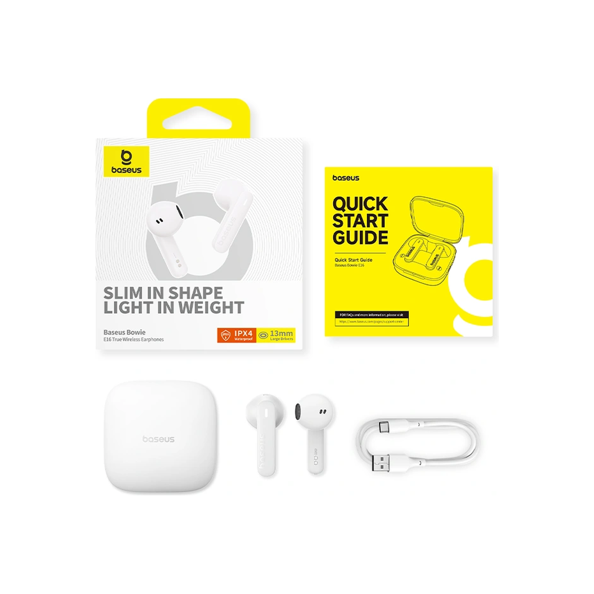 baseus-bowie-e16-true-wireless-earphones White