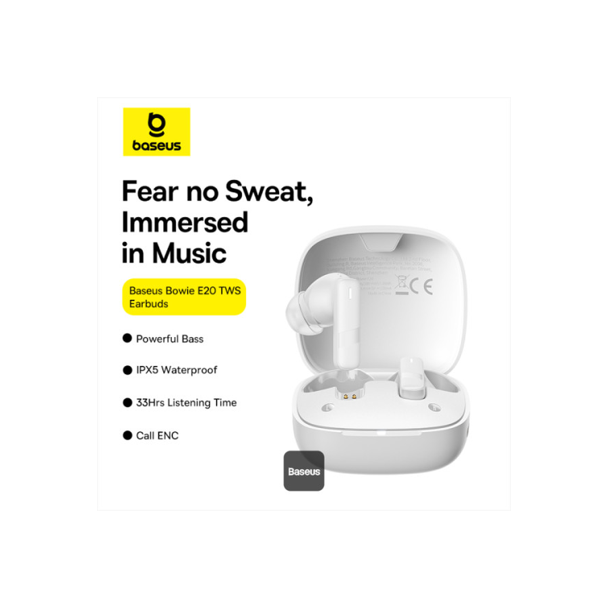 baseus-bowie-e20-true-wireless-earphones White