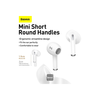 baseus-bowie-e8-true-wireless-earphones White