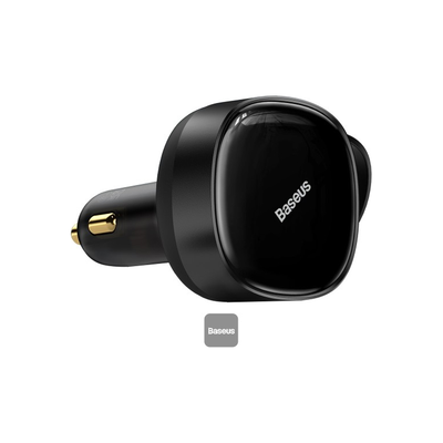 baseus-enjoyment-2in1-car-charger-30w Black