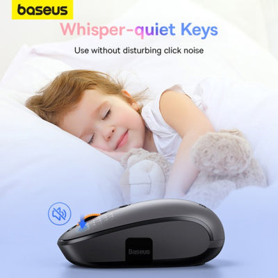 baseus-f01b-tri-mode-wireless-mouse Grey