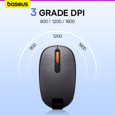 baseus-f01b-tri-mode-wireless-mouse Grey