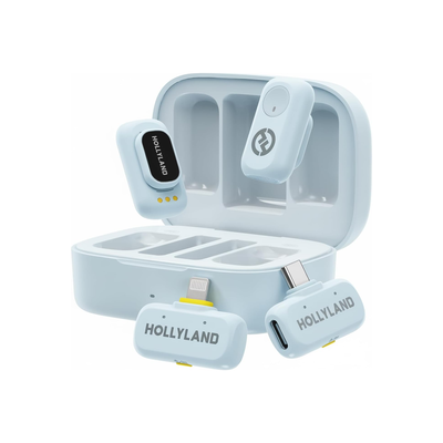 hollyland-lark-a1-wireless-microphone Blue