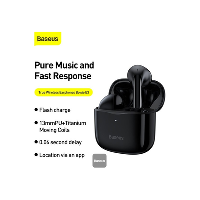 baseus-bowie-e3-true-wireless-earphones Black