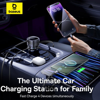 baseus-enjoyment-max-90w-car-charger Black
