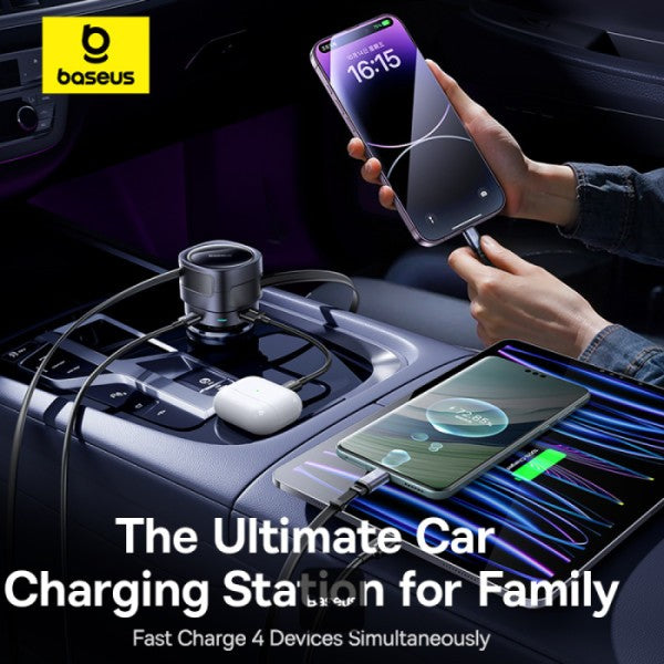 baseus-enjoyment-max-90w-car-charger Black