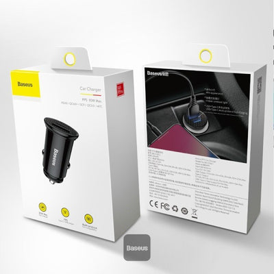 baseus-circular-30w-pps-car-charger Black