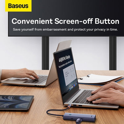 baseus-flite-7-port-hub-docking-station Space Grey
