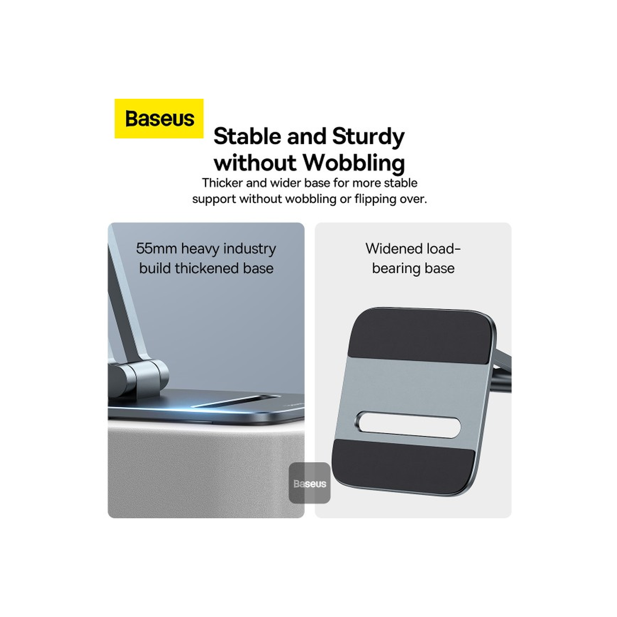 baseus-biaxial-foldable-metal-stand-tablet Space Grey