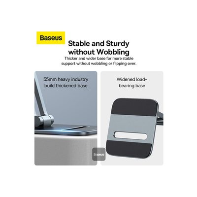 baseus-biaxial-foldable-metal-stand-tablet Space Grey
