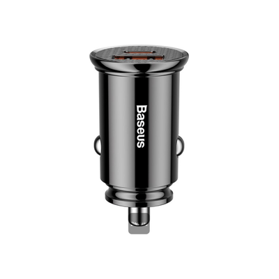 baseus-circular-30w-pps-car-charger Black