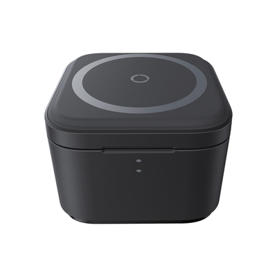 baseus-magpro-2in1-magnetic-wireless-charger-25w Black
