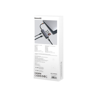 baseus-flite-7-port-hub-docking-station Space Grey