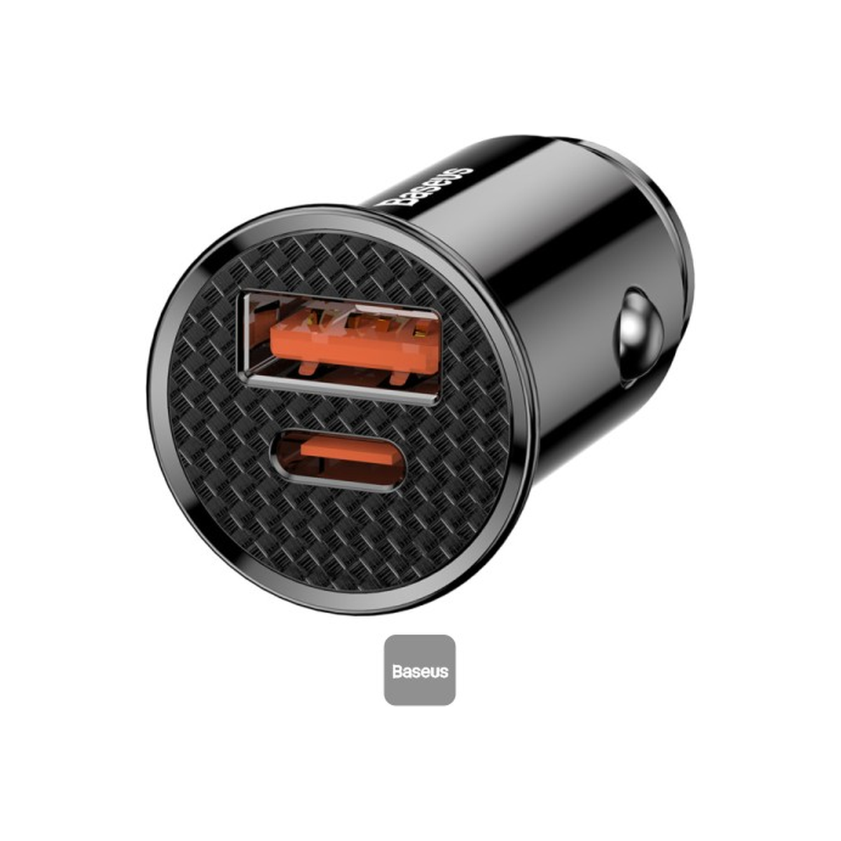 baseus-circular-30w-pps-car-charger Black