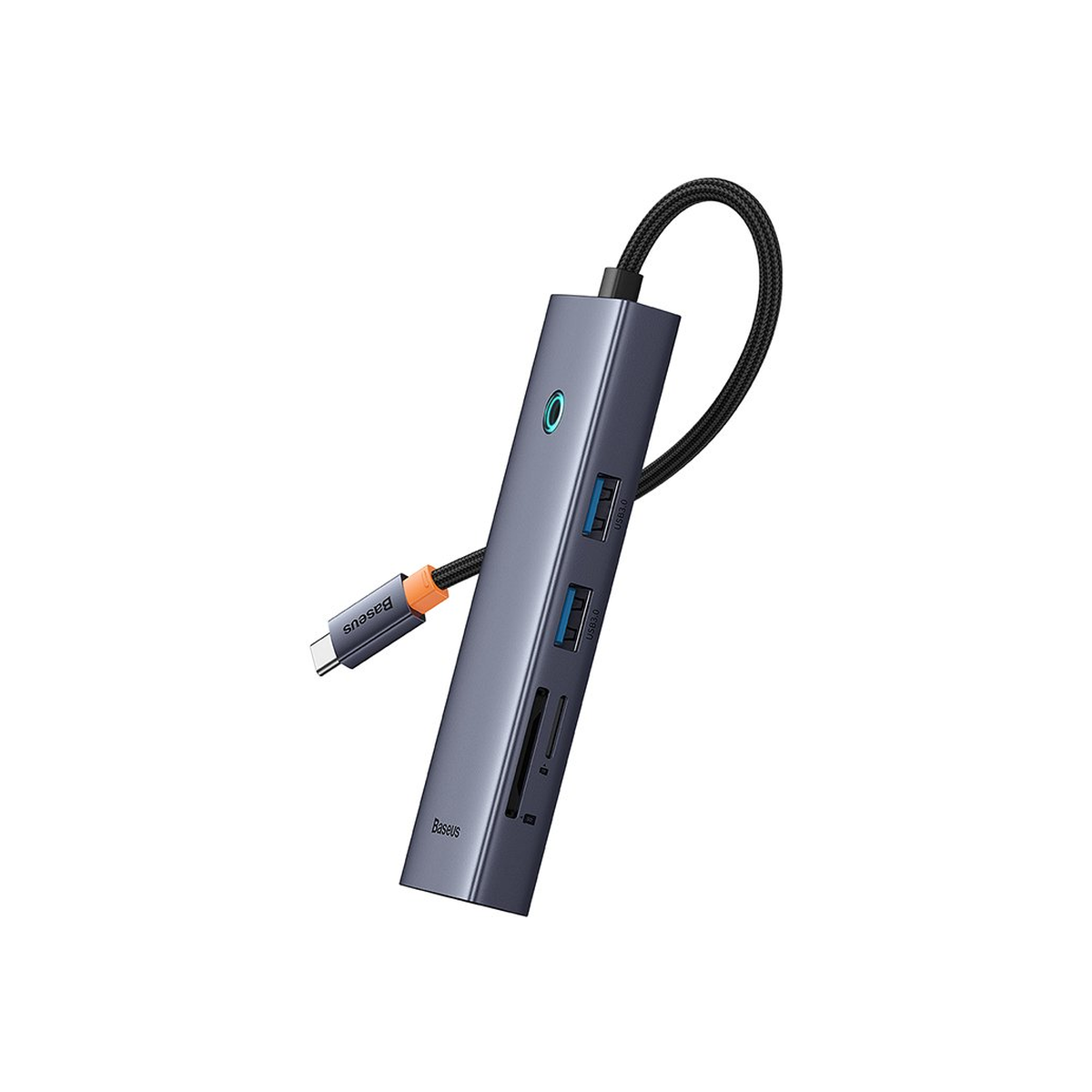 baseus-flite-7-port-hub-docking-station Space Grey