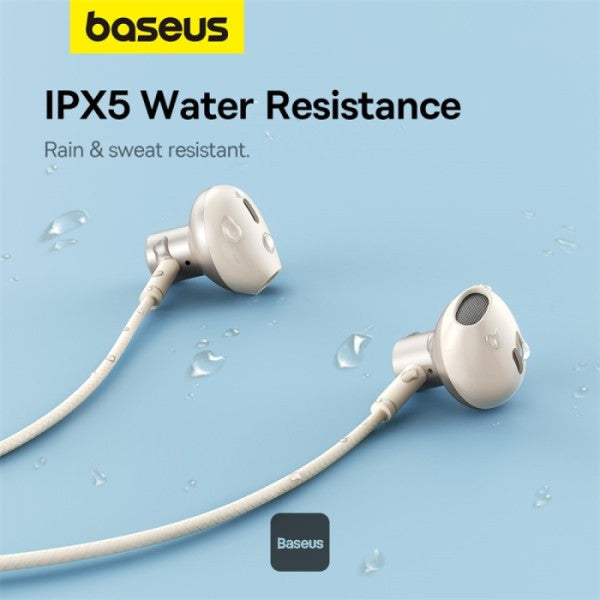 baseus-bowie-p1-neckband-wireless-earphones White