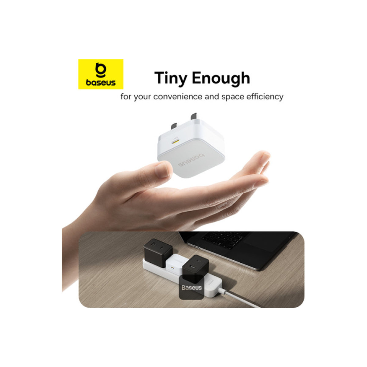 baseus-palm-1c-20w-adapter White