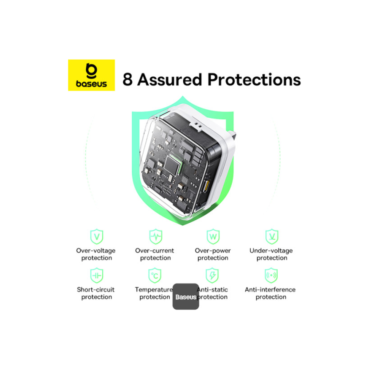 baseus-palm-1c-20w-adapter White