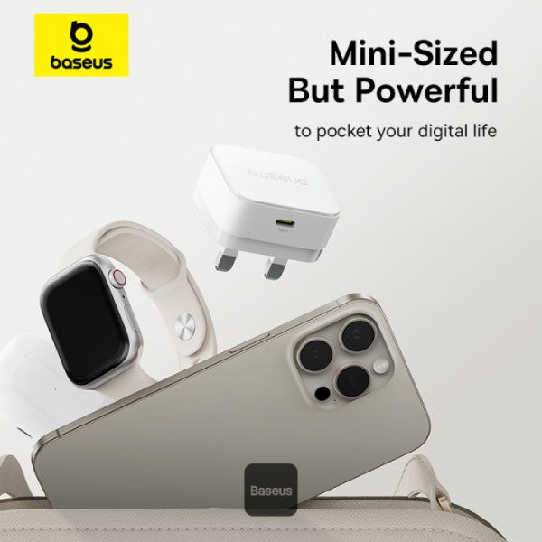 baseus-palm-1c-20w-adapter White