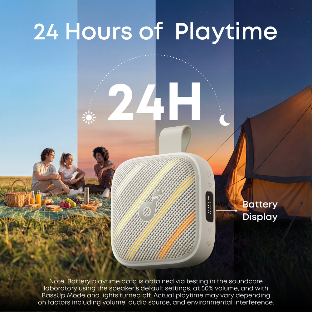 soundcore Boom Go 3i | Portable Bluetooth Speaker with Powerful Bass