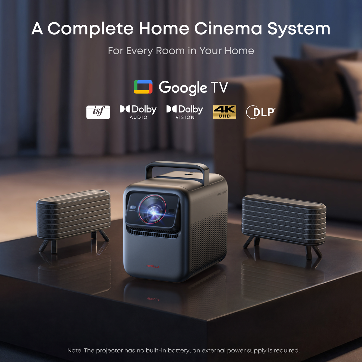 soundcore Nebula X1S 4K Triple-Laser Projector features