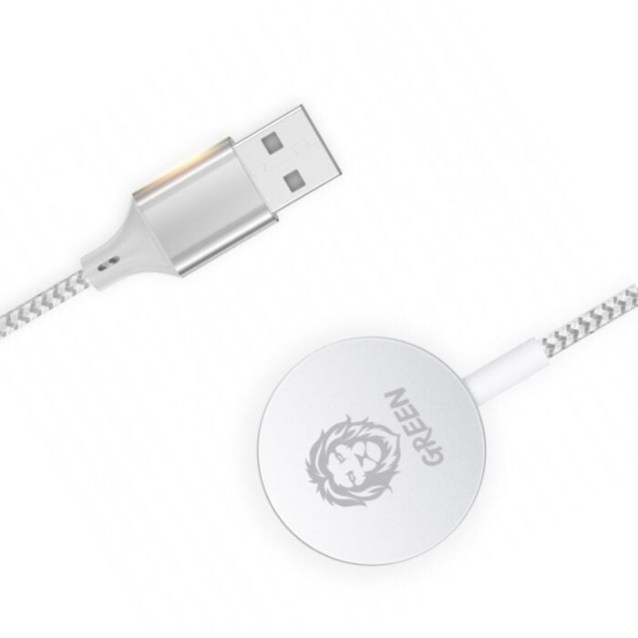 Green Lion Magnetic Braided Charging Cable ( USB-A Interface ) for iWatch - Image 2