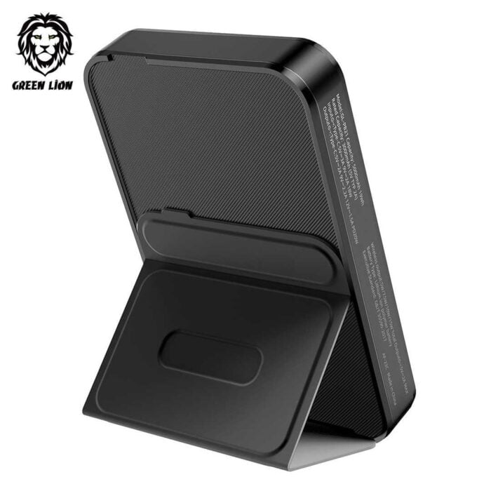 Green Lion 3 in 1 Transparent Magsafe Power Bank 5000mAh PD 20W (1) Green Lion 3 in 1 Transparent Power Bank - Image 3