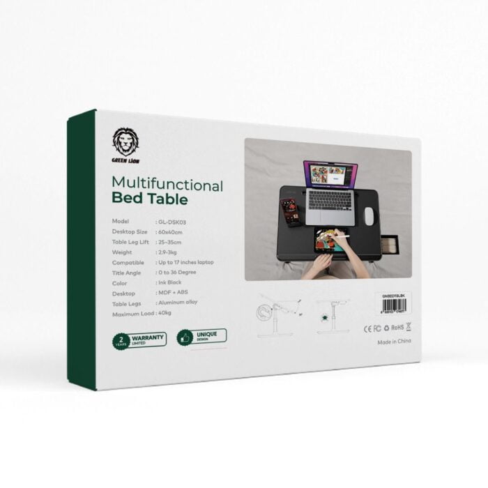 WhatsApp Image 2023-08-19 at 12.10.05 PM Green Lion Multifunctional Bed Table - Image 2