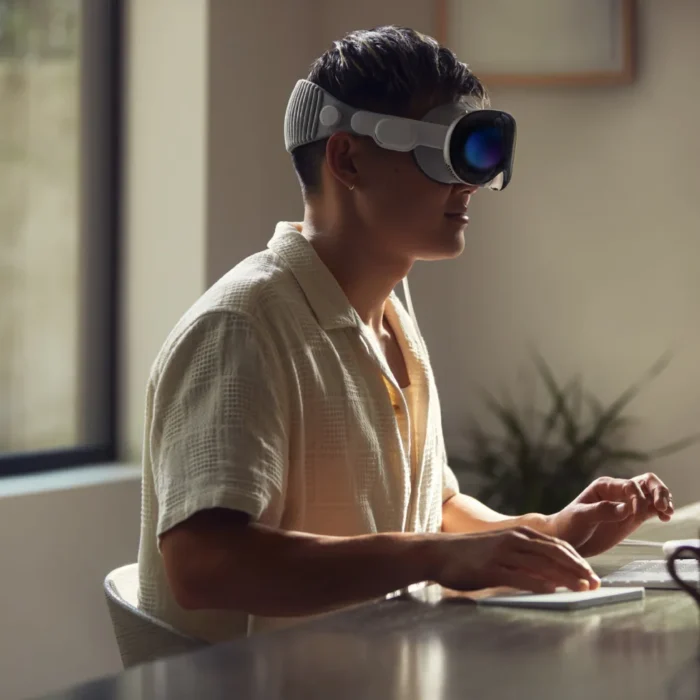 Apple-Vision-Pro-Price-in-Sri-Lanka-6 A Girl Wearing a Apple Vision Pro