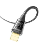 Mcdodo Amber Series Type-C to Lightning 36W Transparent Data Cable 1.2m - Image 3
