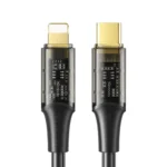 Mcdodo Amber Series Type-C to Lightning 36W Transparent Data Cable 1.2m