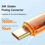 Mcdodo Amber Series Type-C to Type-C PD 100W Transparent Data Cable 1.2m - Image 5