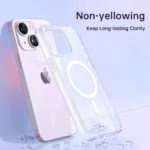 Mcdodo Magnetic Protective iPhone 14 Series Magsafe Phone Case Transparent - Image 3