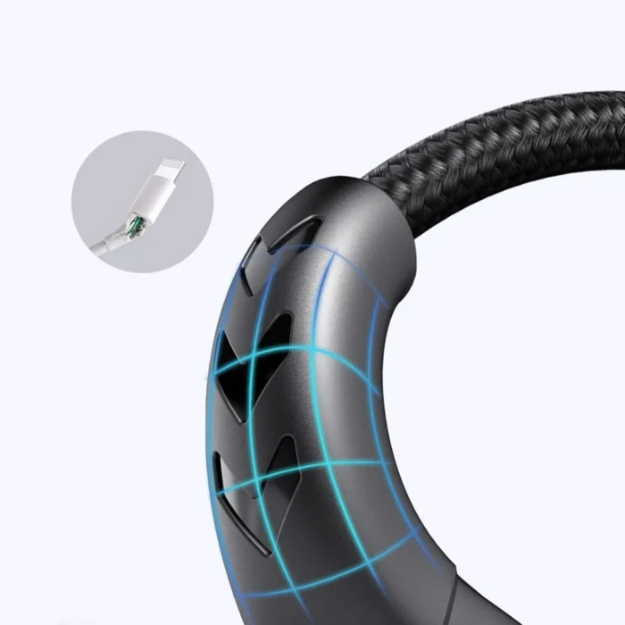 Mamba-Series-3-in-1-LightningMicro-USBType-c-Cable-1.2m-11 Mcdodo Mamba Series 3 in 1 Lightning+Micro USB+Type-c Cable 1.2m - Image 3