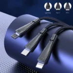 Mcdodo Mamba Series 3 in 1 Lightning+Micro USB+Type-c Cable 1.2m - Image 8