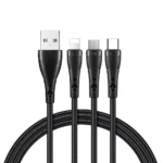 Mcdodo Mamba Series 3 in 1 Lightning+Micro USB+Type-c Cable 1.2m - Image 2