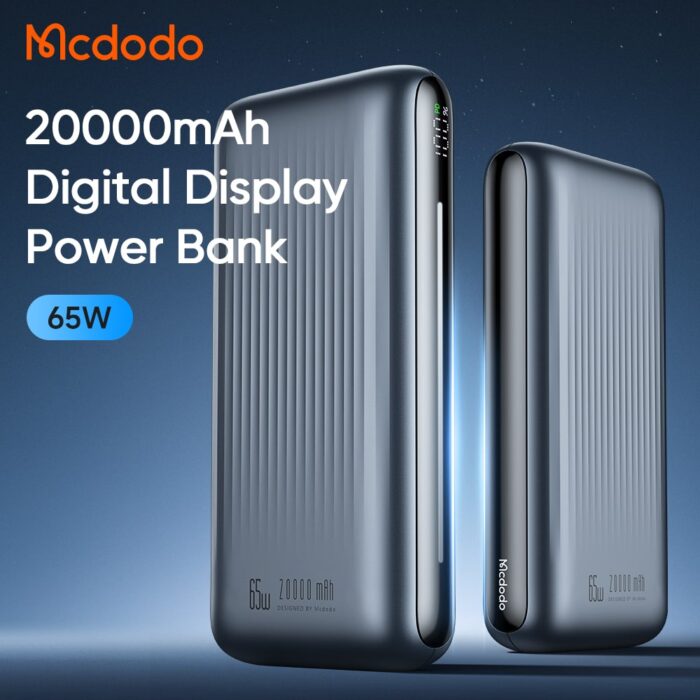 Mcdodo 20000mAh 65W Light Interaction Digital Display Power Bank 2 Mcdodo 20000mAh 65W Light Interaction Digital Display Power Bank - Image 2